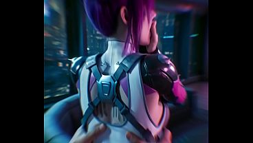 POV : Cyberpunk 2077 - Rita Wheeler Romance Scene (AI generated )