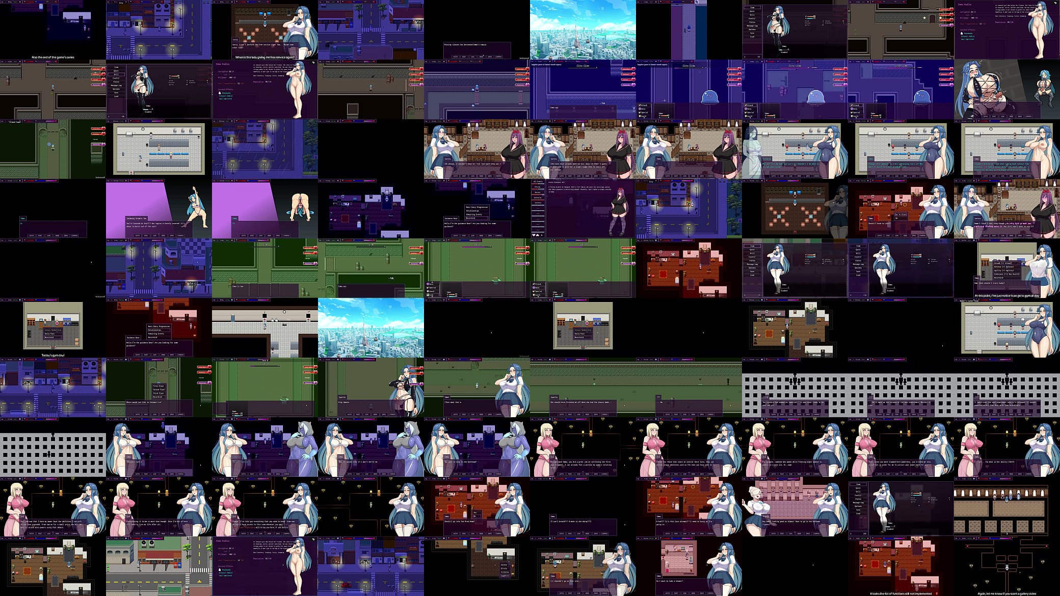 City of Secret (pt.3 - final) | horny slut expose herself to the whole class - defeating the first boss |hentai gameplay 预览图