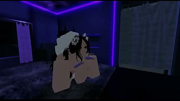 Follando con esta perra de roblox