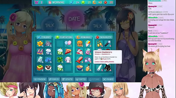 VTuber LewdNeko Plays Huniepop 2: Double Date Part 2