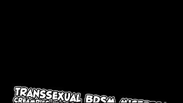 Transsexual BDSM Mistress Creampies Her Dick Addicted Male Fucktoy