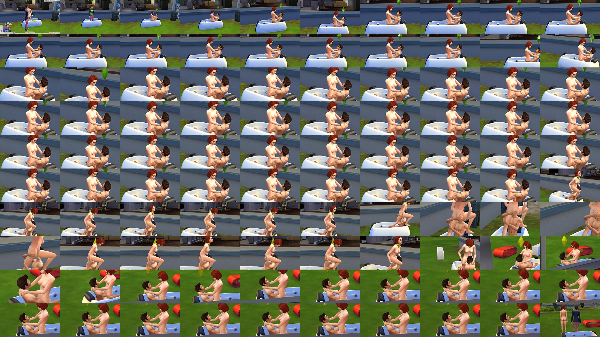 The Sims 4 comendo a vinha gostosa na banheira 预览图