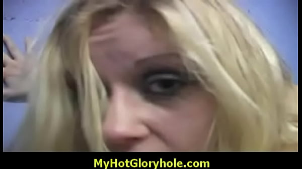 Amazing interracial glory hole blowjob and sex 2