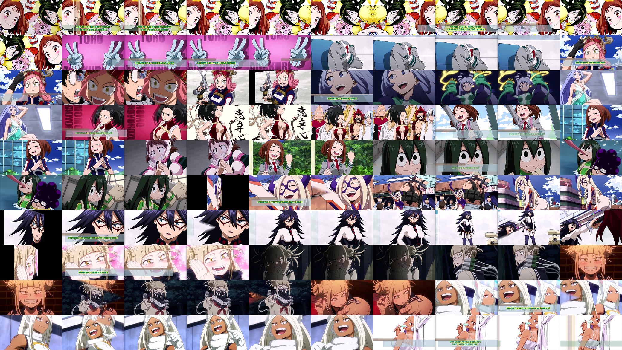 Top 10: Las Mejores Chicas de My Hero Academia 预览图