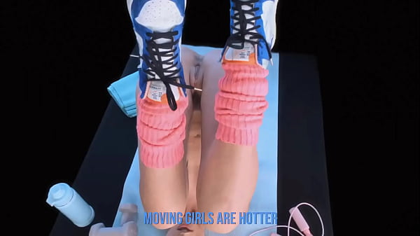 Fitness Queen Millie Morgan sucks 2 dildos in Spatial VR in "Advanced Fitness"
