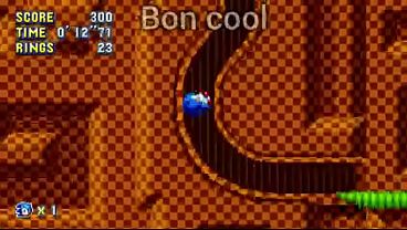 Sonic Mania Speedrun (PC) Green Hill zone Act 1 (33s 69ms)