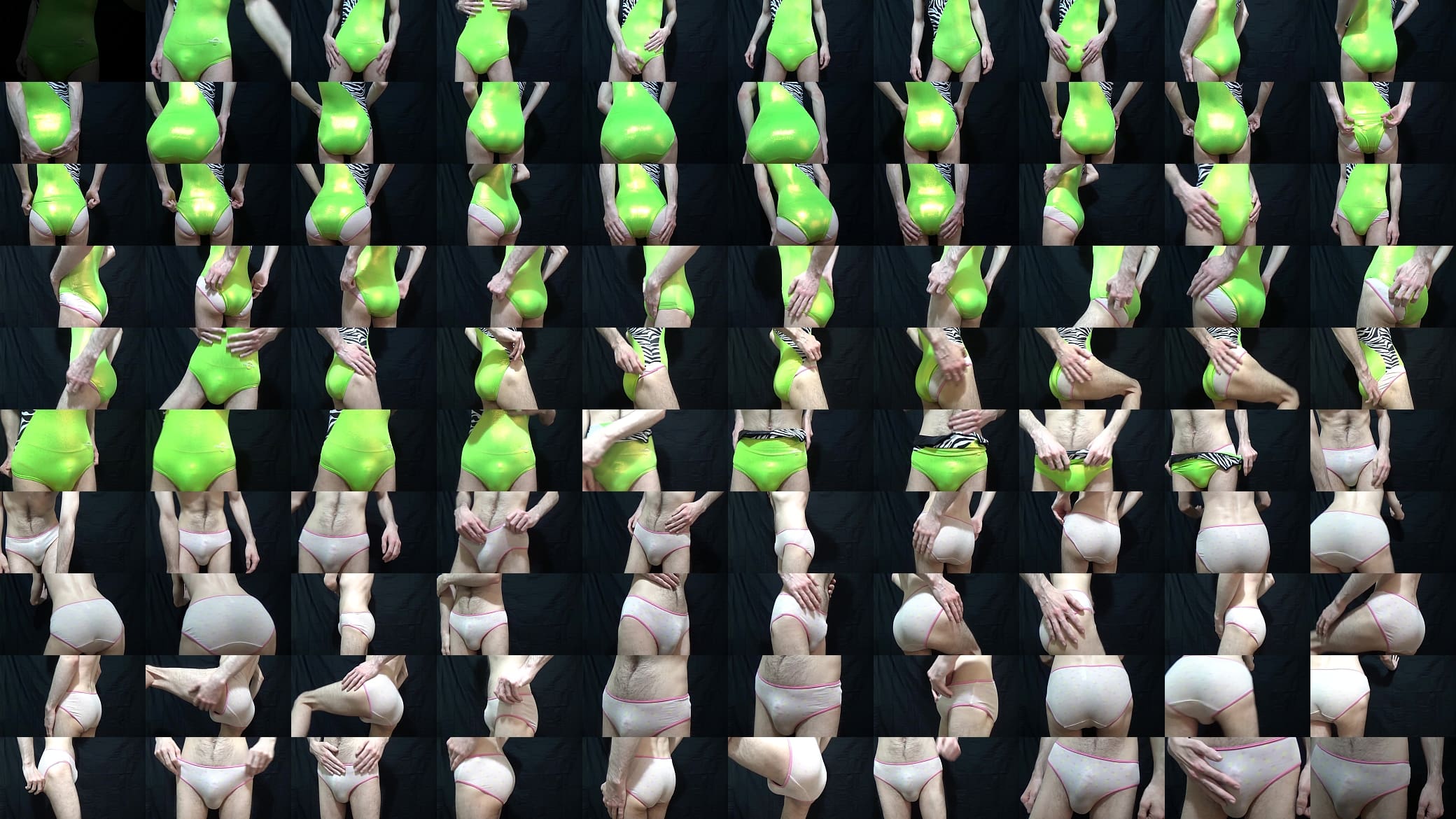 Softcore - Guy in Green Leotard and Panties 预览图