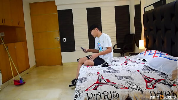 MY STEPMOM GETS MAD AT ME BECAUSE SHE CAUGHT ME MASTURBATING