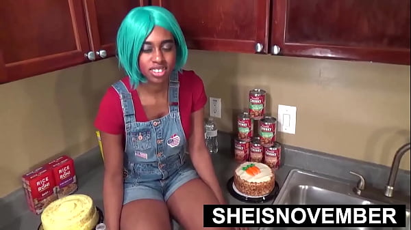 My Older Black Stepbrother Rough Fuck Me, Making Me Suck His Big Cock, Giving POV Taboo Blowjob In The Counter, Busty Young Black Stepsister Sheisnovember Innocent Wet Pussy Riding Hardcore And Getting Doggystyle Standing By Msnovember