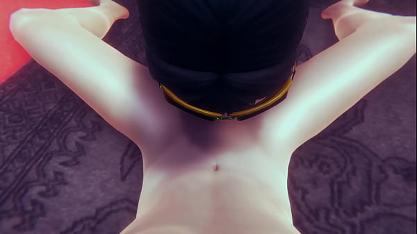 Tsuyu Asui (Rainy Season Hero: Froppy) the best POV blowjob ever - 3d animation sfm porn