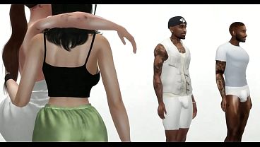 Billie banged by big black cocks