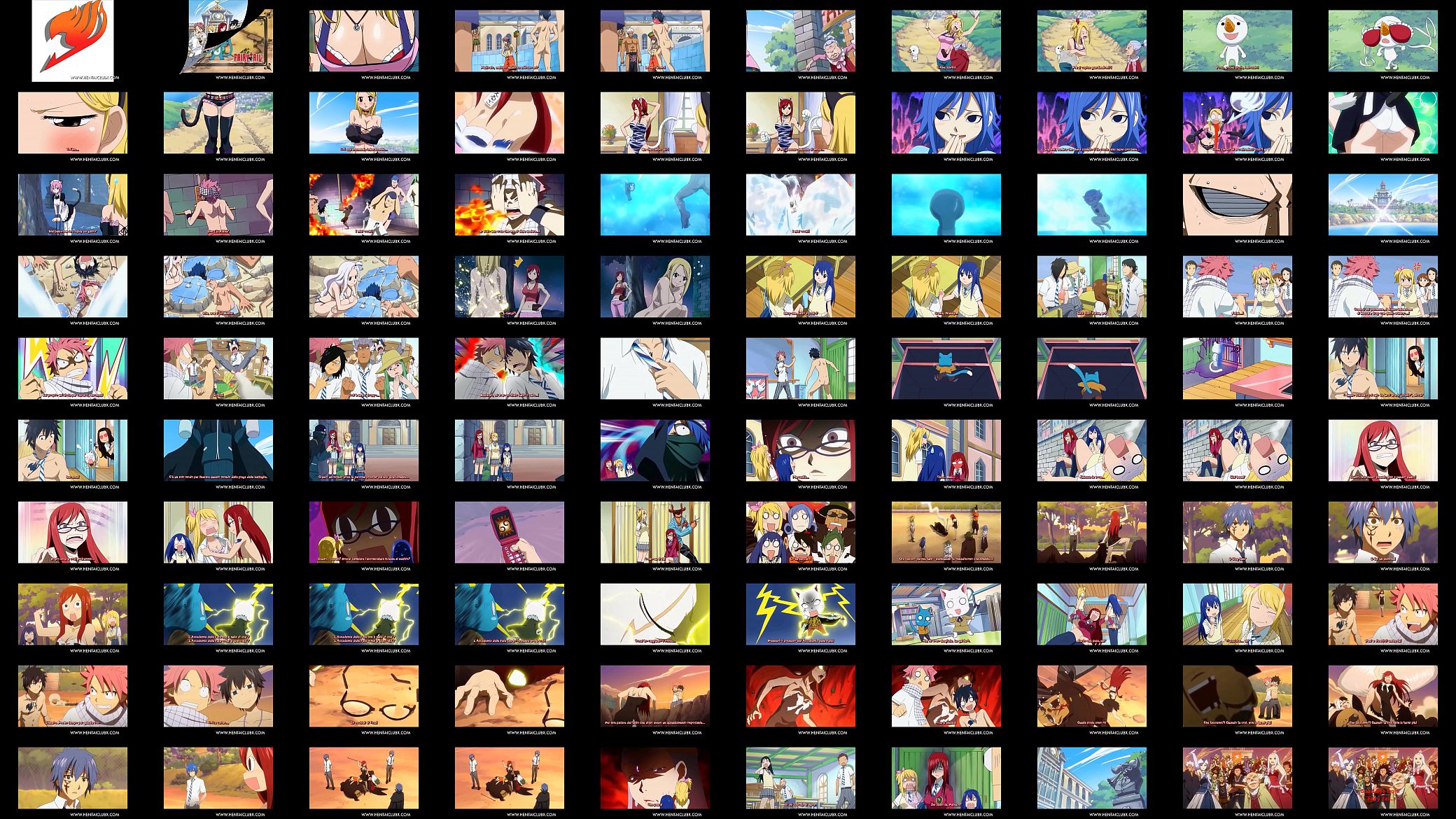 girls fan service Fairy Tail ova 1  2 Funny moments 预览图