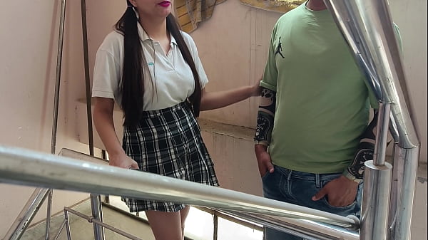 Indian Desi school viral mms video student's fuck very hard teen girl first time anal hole tight pussy sucking dick in school