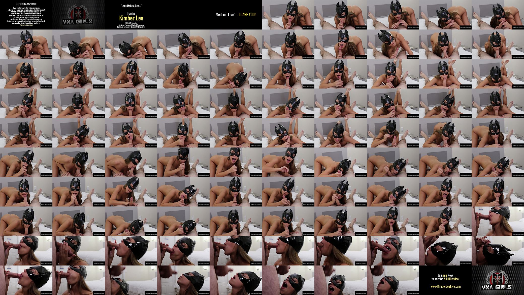 Kute Kitten Kimber Lee Wants Your Cum On Her Hot Kitty Mask! 预览图