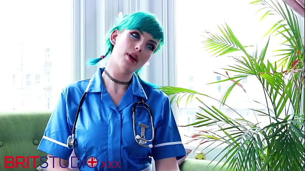 Blue Haired Alternative Nurse Takes Care Of Your Cock In An Appointment