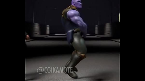 Tanos, Thor y Hulk vailando