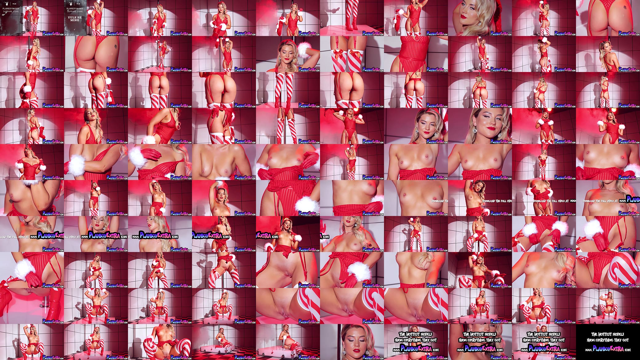 All natural blonde teen blombshell Sapphire Stare turns up the holiday heat 预览图