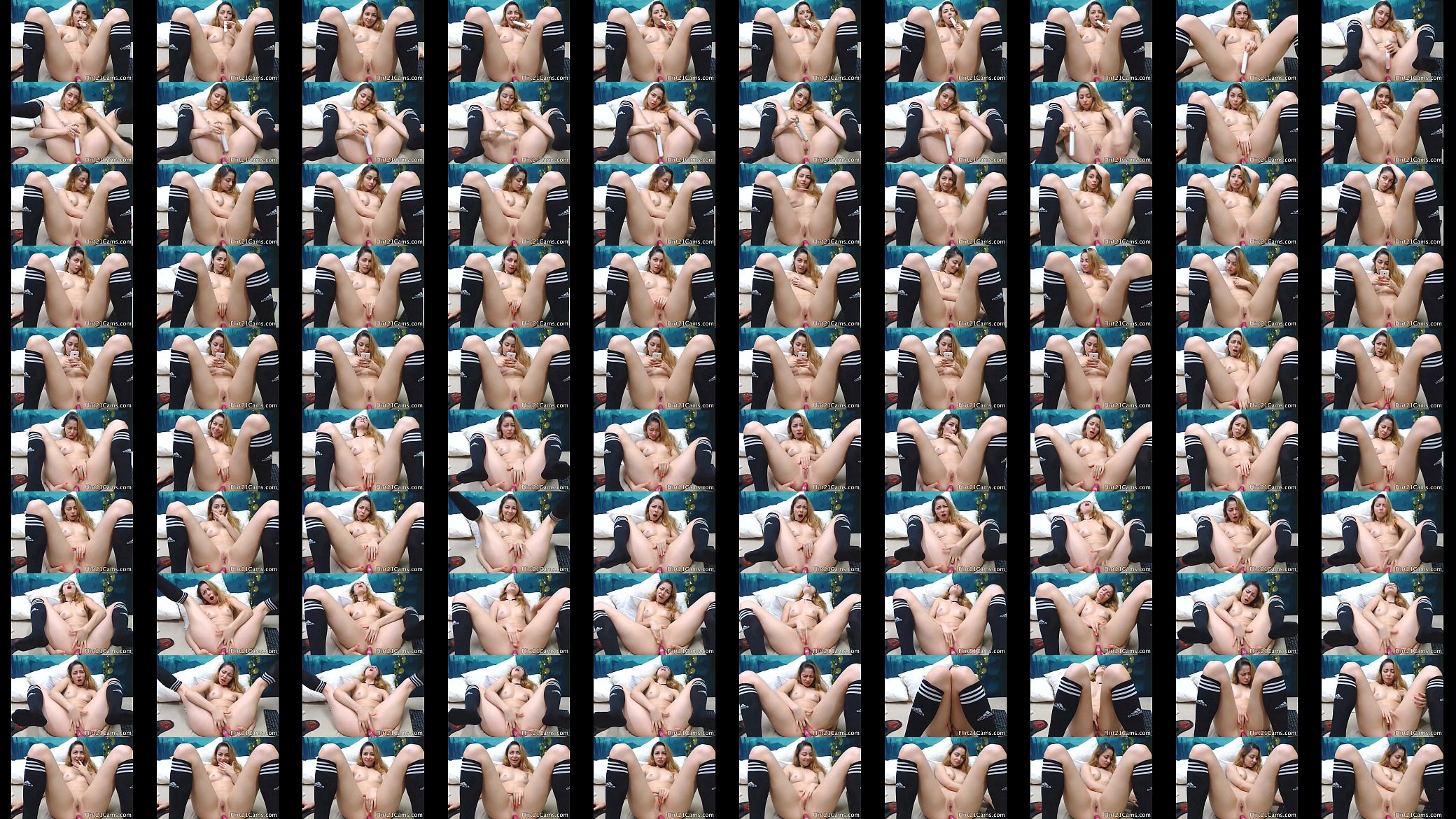 Petite Cute Teen Dildos Herself - Flirt21Cams.com 预览图