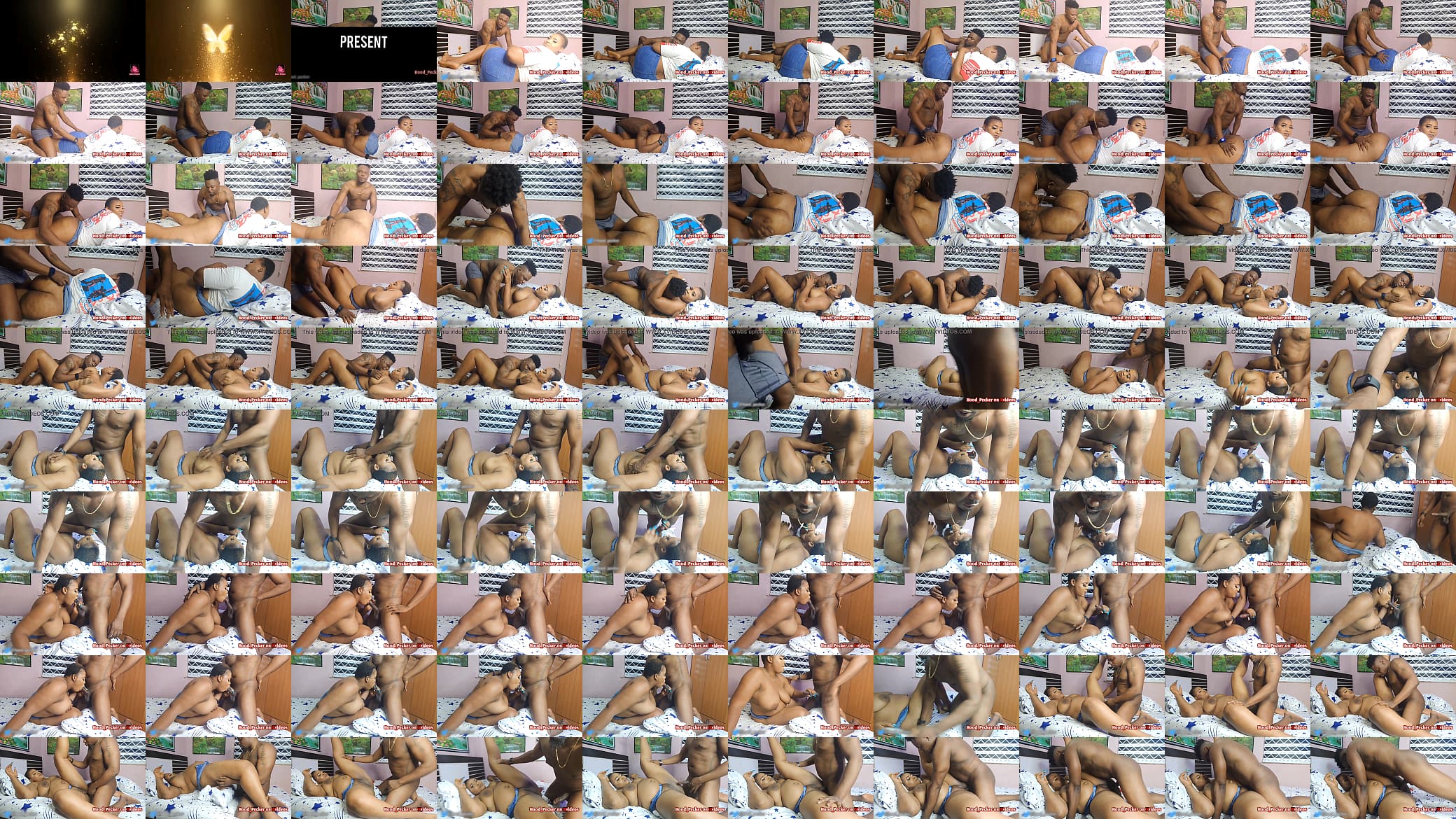 Beautiful African thot with big ass and boobs got her pussy smashed and filled with cum. 预览图