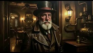 Steampunk Mansion - AI Generated