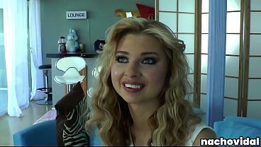 Cheerleader Molly Bennett Trains with Coach Nacho and Ends with Cum on Her Chest