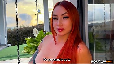 Andrea Castro is the redheaded friend of my curvy Latina girlfriend, anissavmiller - POVLatinGirl