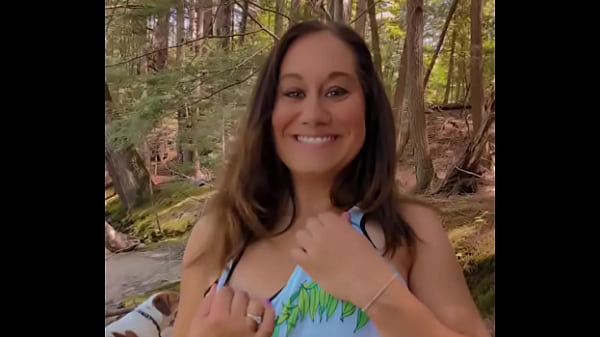 Savage Sarah whips out her perfect perky tits and rubs them for you