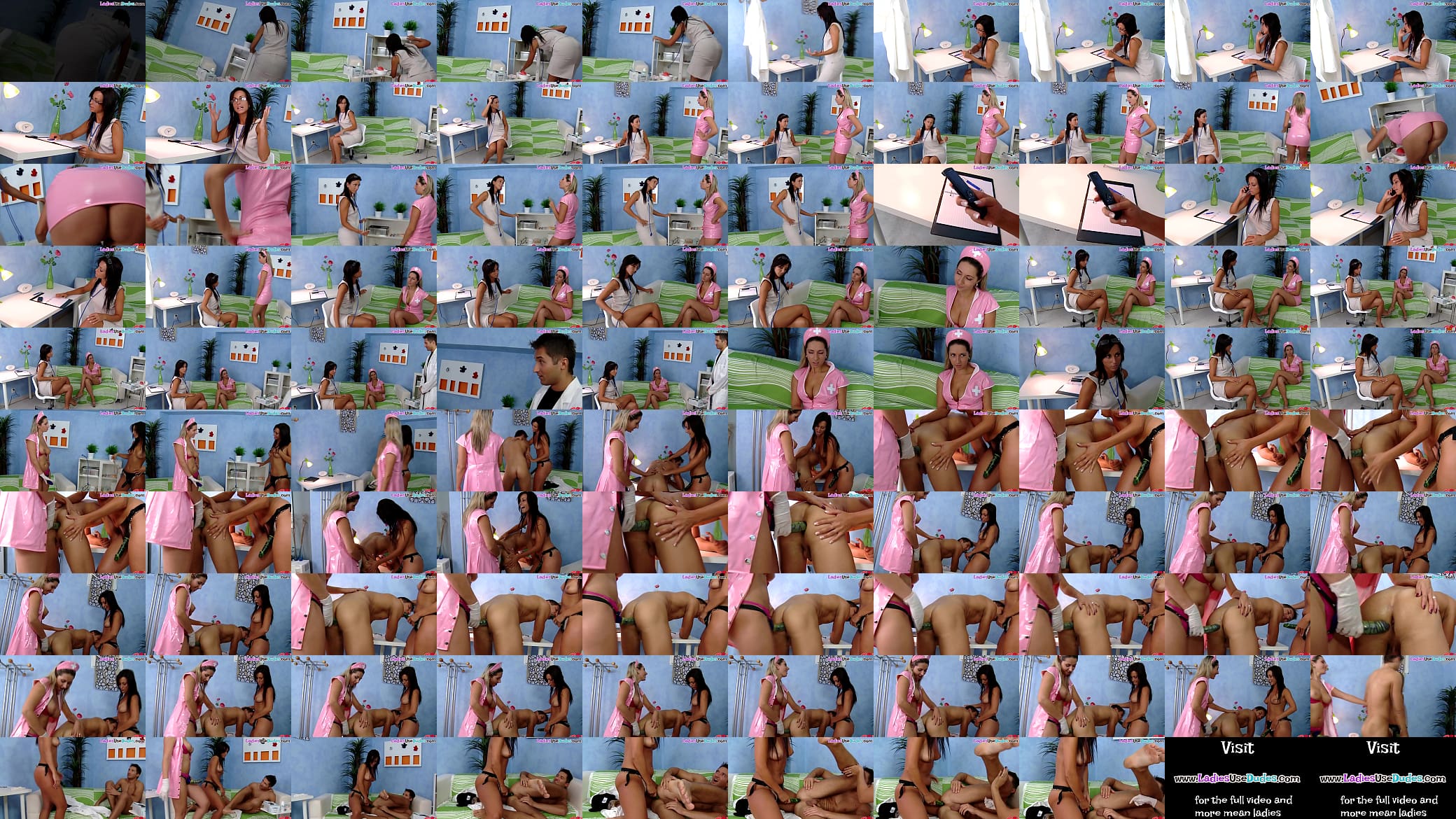 Femdom nurse pegging their subject for stealing 预览图