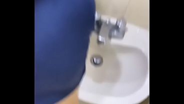 Homemade - Fucked in the bathroom of a restaurant, Part 1