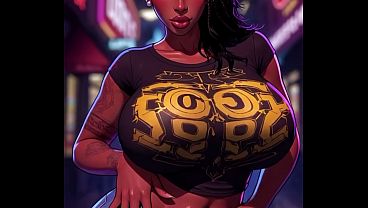 SHE TAKES A RIDE AND GETS HER BIG ASS CLAPPED