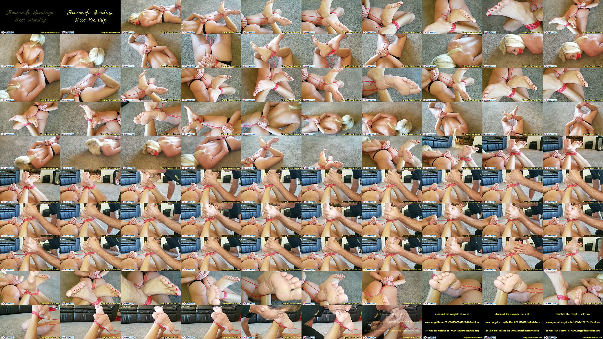 Housewife Bondage Foot Worship 预览图
