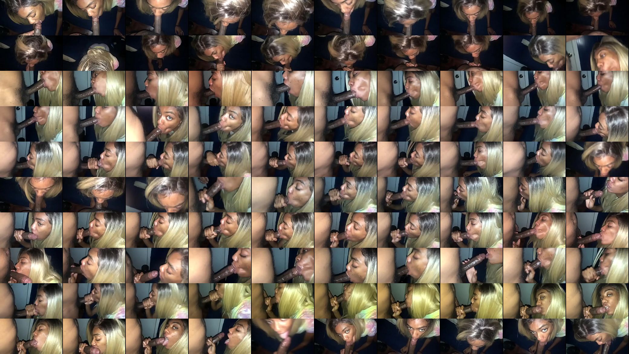 Black Teen Gf Gives Sloppy Head 预览图