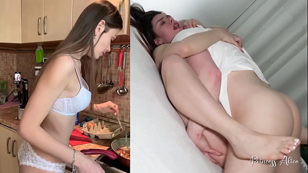 Download Video - LIFE OF A STUDENT - Enjoying Tasty Food And Cock - Princess Alice