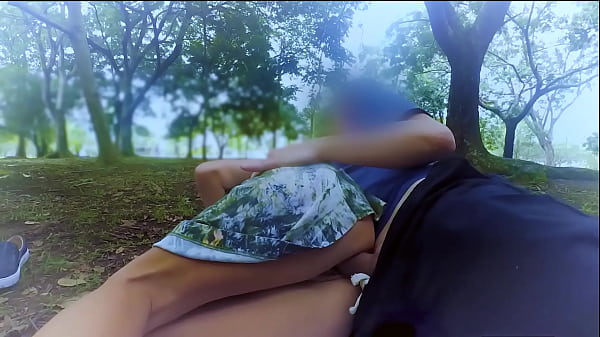 She was fucked in the ass in the park and left with sperm in her anus..