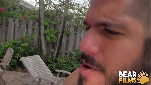 Download Video - BEARFILMS Bearded Bear Lanz Adams Fucks Inked Jock After BJ