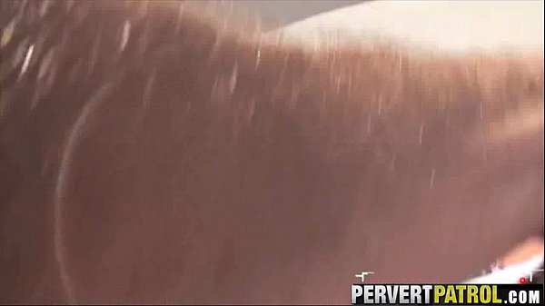 Oiling up some hot teen pussy before fucking her like a slut.2