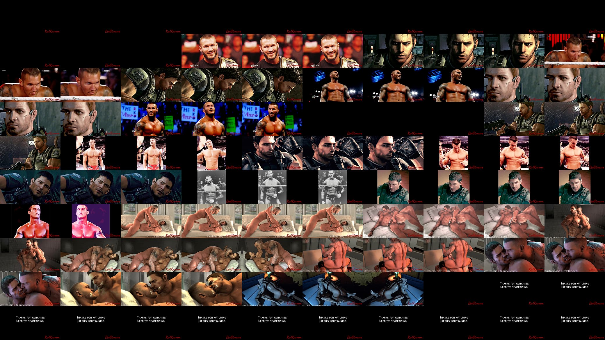 Randy Orton x Chris Redfield - Est-ce que vous &ecirc;tes chaud PMV 预览图