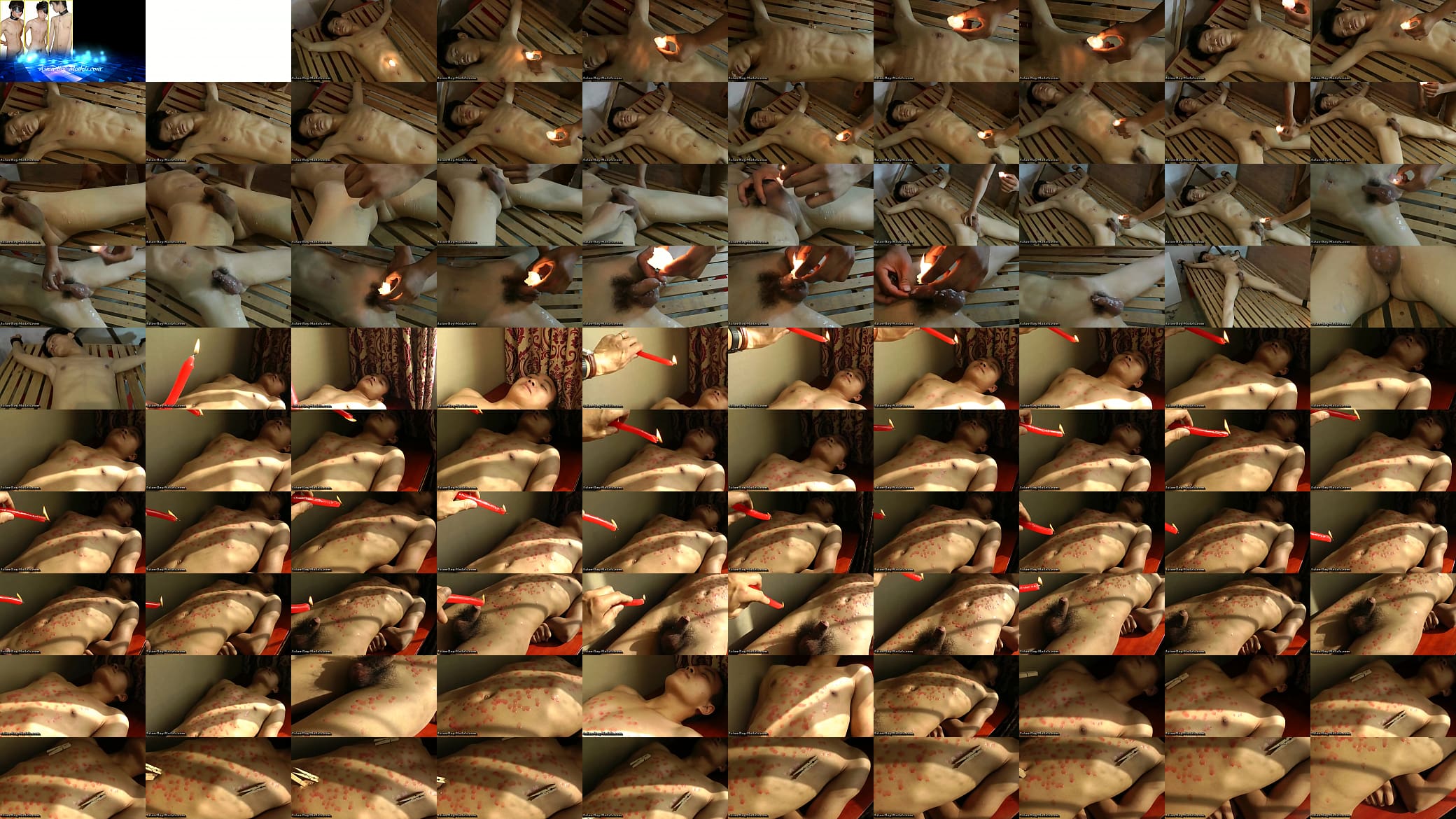 Asian Guys Hot Wax BDSM 预览图
