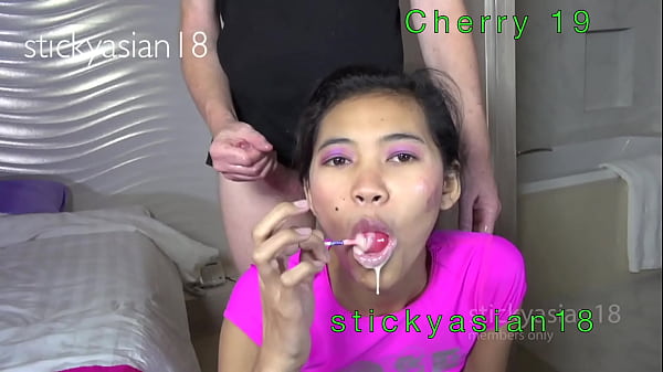 StickyAsian18 Skinny Teens Suck & Fuck, Star, Cherry, & Sticky Facial Tia 18