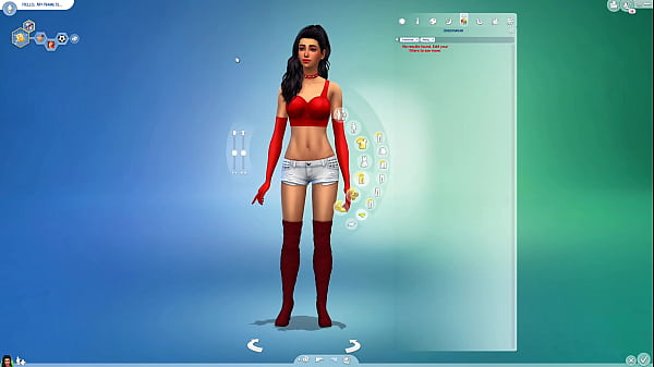 SEXIEST character in Sims 4 with MOANS (jerk off challenge) 4K