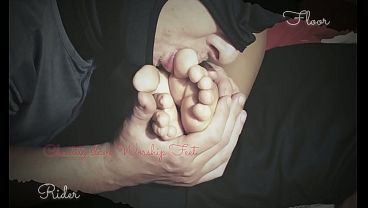 Chastity Slave Worship Feet 16 sec