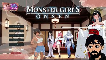 Download Video - Monster Girls Onsen&comma; Juego Hentai tenemos una orgia con todas las yokai cachondas parte 3 final