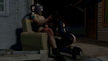 Fallout Girl Ridingthe Dragonborn's Dick