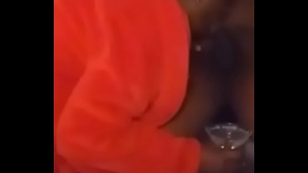 NPLEASURES sucking side piece big dick with a glass of .