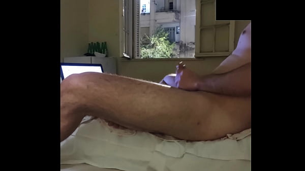 Trying to be caught naked masturbating by neigh...