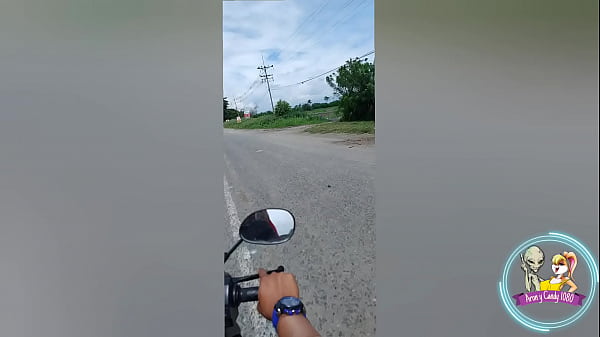 We're going for a drive and I can't stand the urge and I fuck my stepbrother on the road.