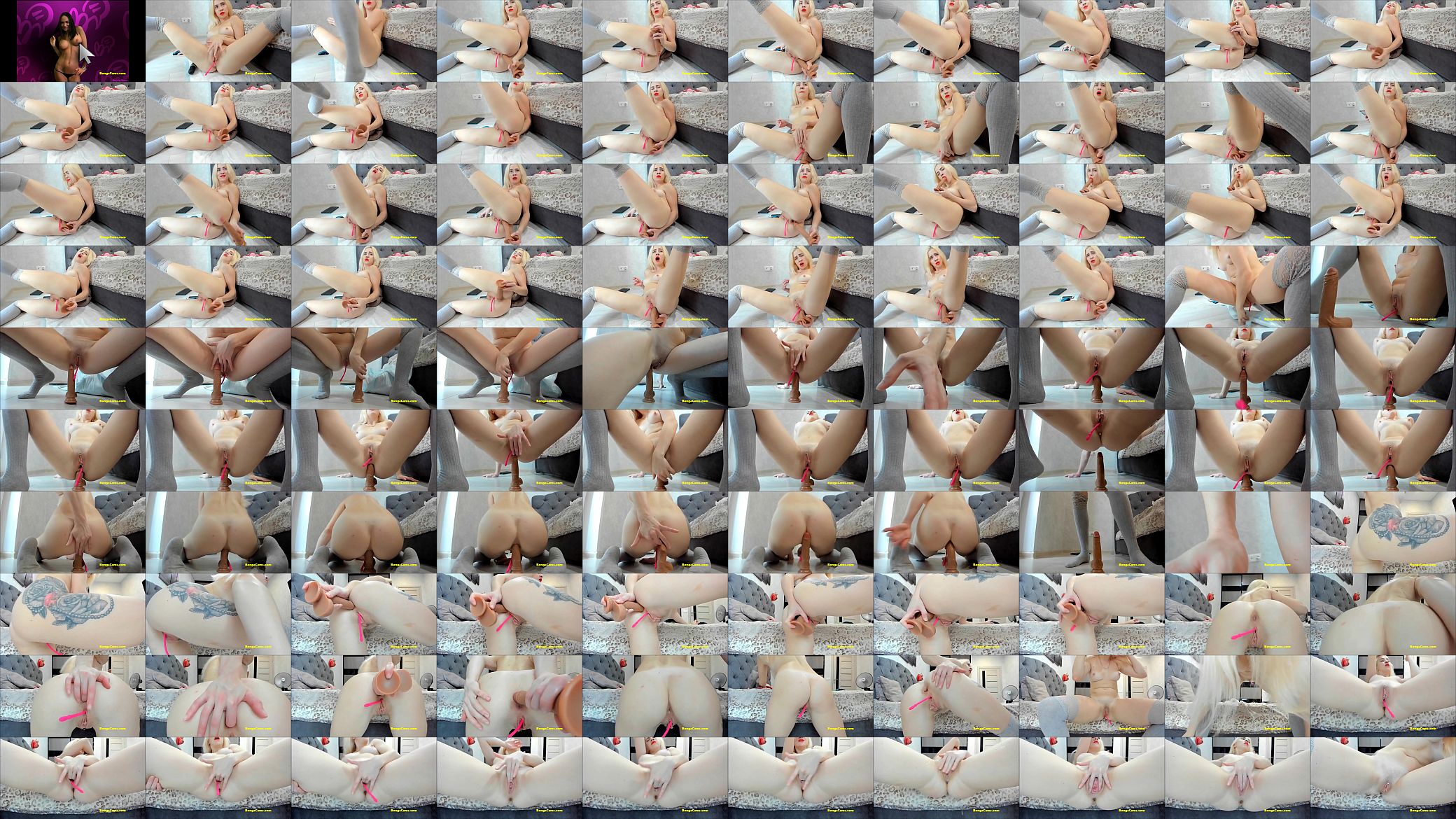 Horny BongaCams blonde bangs her ass and cums from pleasure 预览图