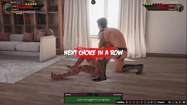 Remiel VS Lord Jerle (Naked Fighter 3D)