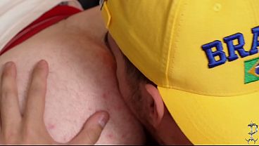 I went to see the Germany vs. Brazil game and got a giant cock in my ass (COMPLETE IN RED)