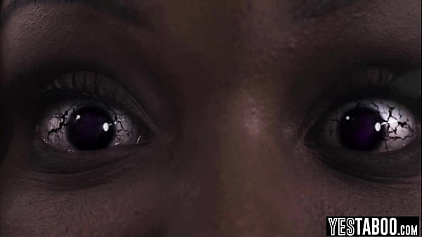 Curvy ebony Spider Woman devours neighbors big dick in threesome